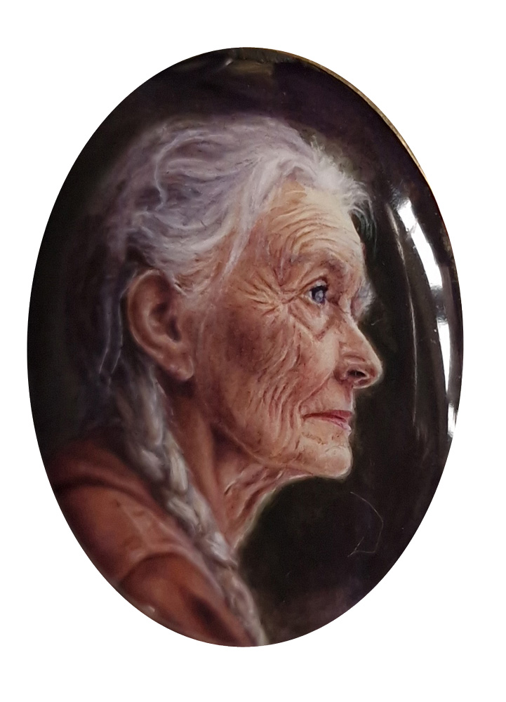 Penny Davis - Old Woman Side View - Gold Memorial Bowl Honorable Mention and Anthony J Lester Art Critic Award