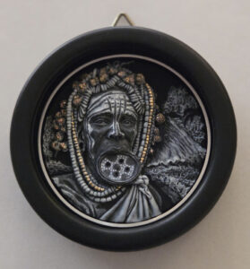Artwork on a Theme award- The Changing Face-ANNE-WALTERS-WOMAN-MURSI-TRIBE-63MM