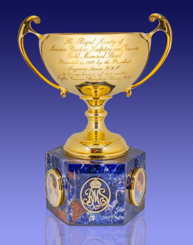 gold memorial bowl